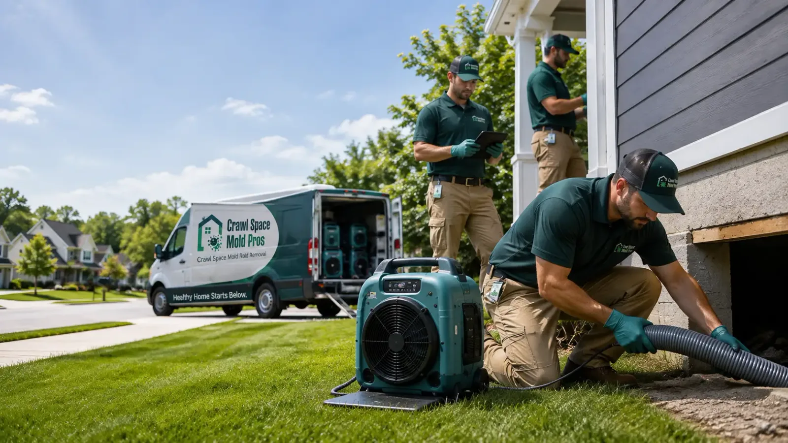 Crawl Space Mold Removal in Poteet, TX